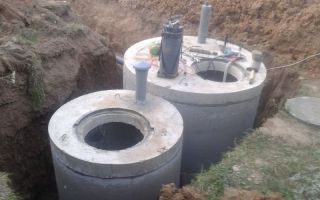 Устройство септика из бетонных колец: копка, монтаж и утепление
